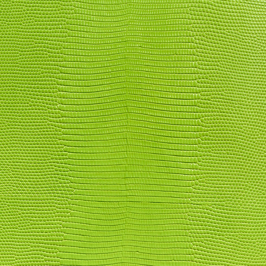 Ledergurt Kurz Lizard Lemon Green