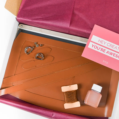 DIY box: Swap flap The Business Bag *Round flap*