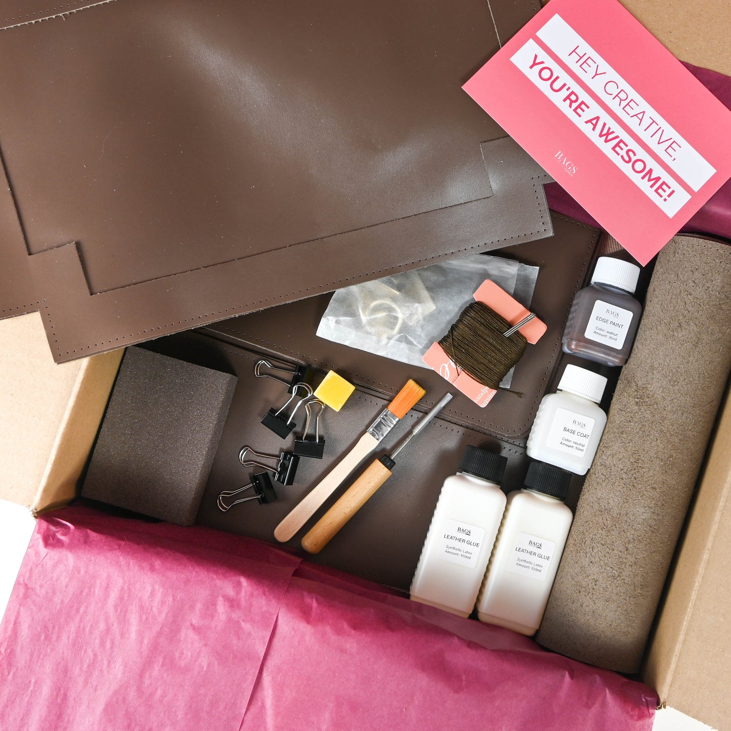 DIY-Box: The Business Bag *Eckige Klappe*