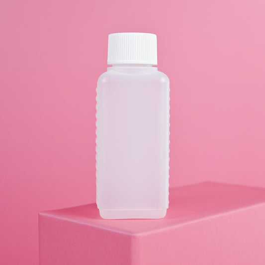 Plastic bottle with lid, 100ml